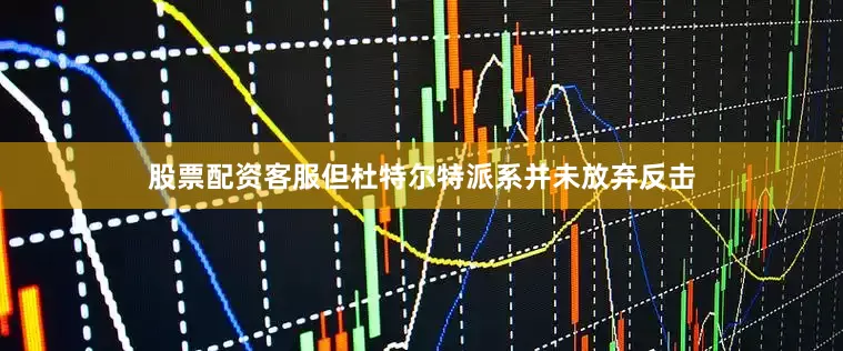 股票配资客服但杜特尔特派系并未放弃反击