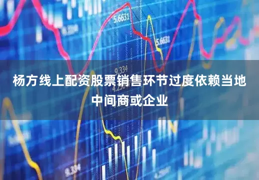 杨方线上配资股票销售环节过度依赖当地中间商或企业
